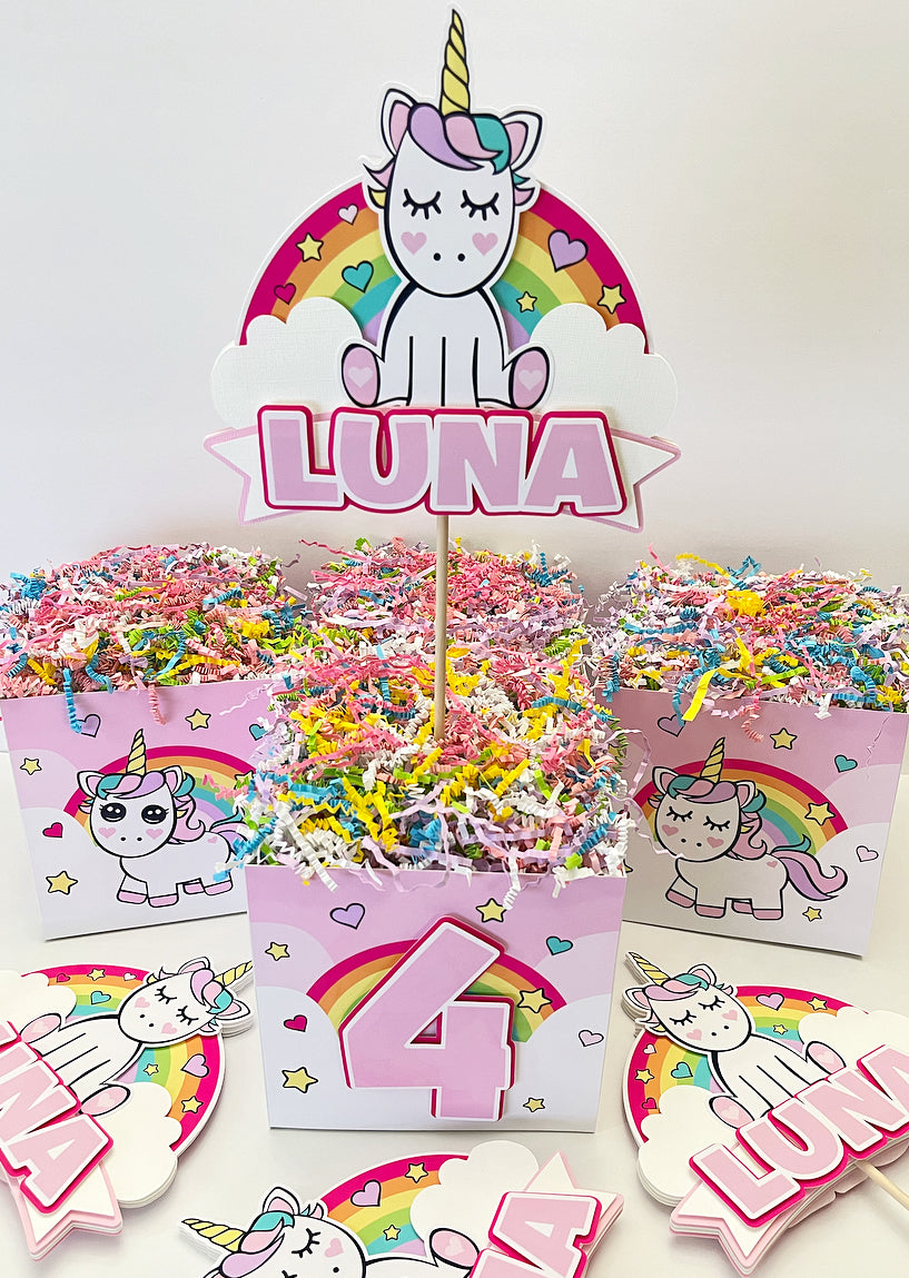 Unicorn themed Party Decorations