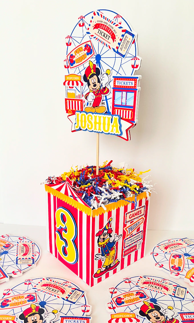 Mickey Mouse Carnival themed Party Decorations