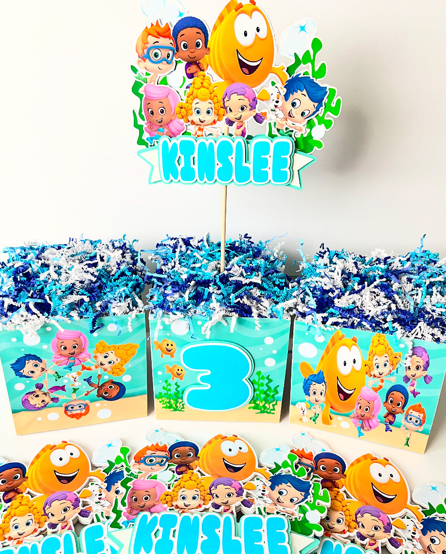 Bubble Guppies themed Party Decorations