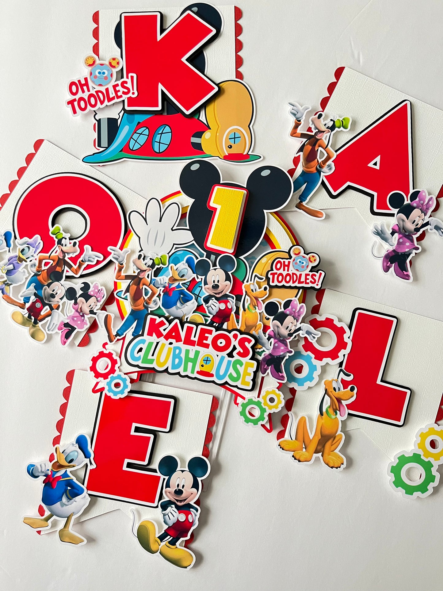 Mickey Mouse Clubhouse themed Party Decorations