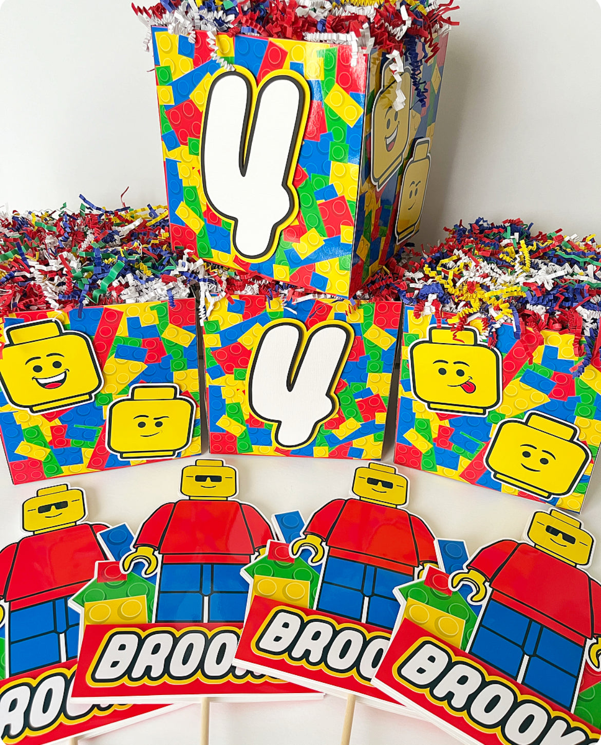 Lego themed Party Decorations