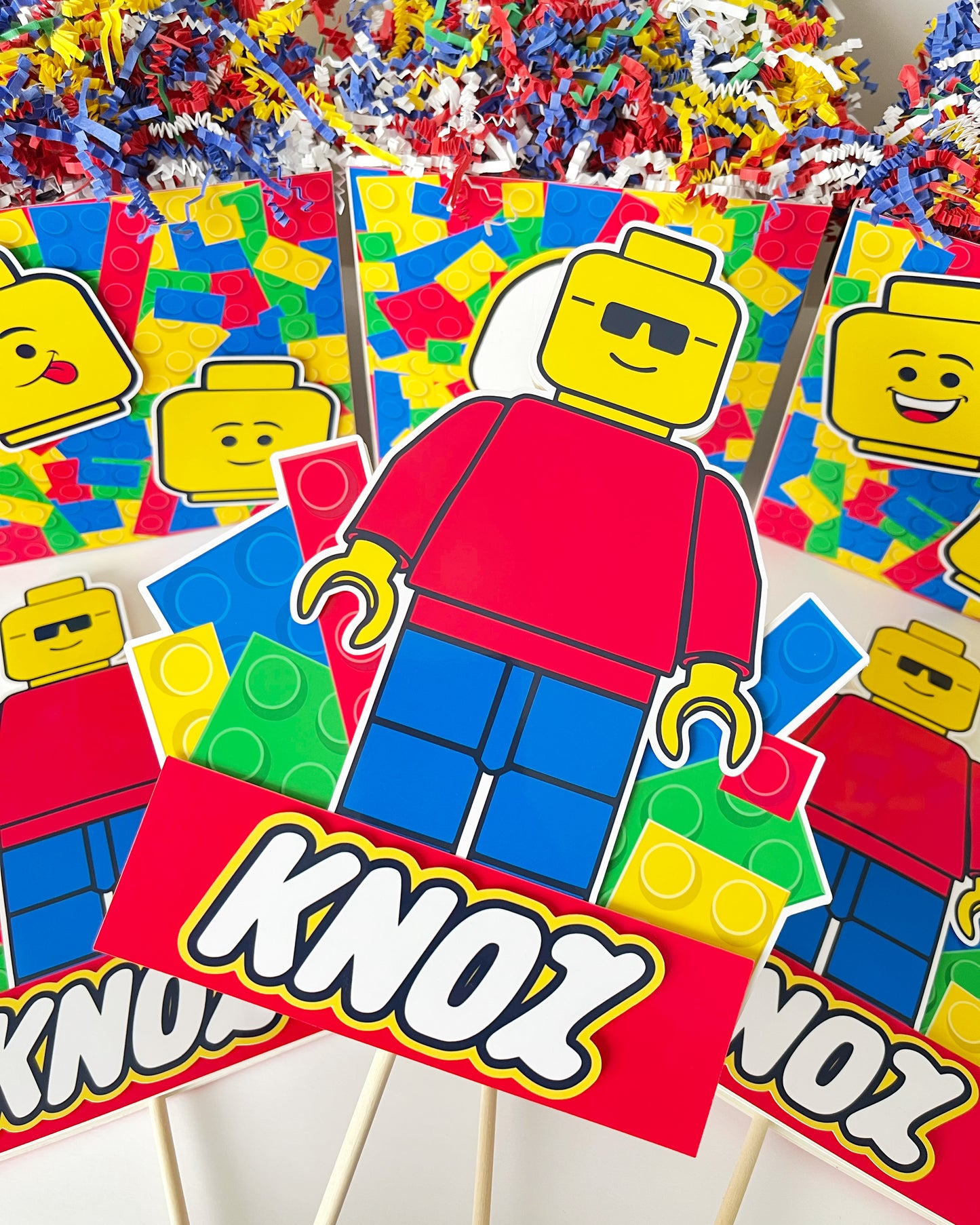 Lego themed Party Decorations