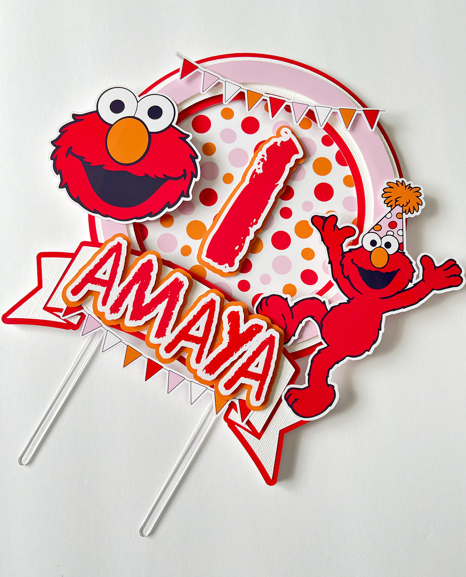 Elmo themed Party Decorations