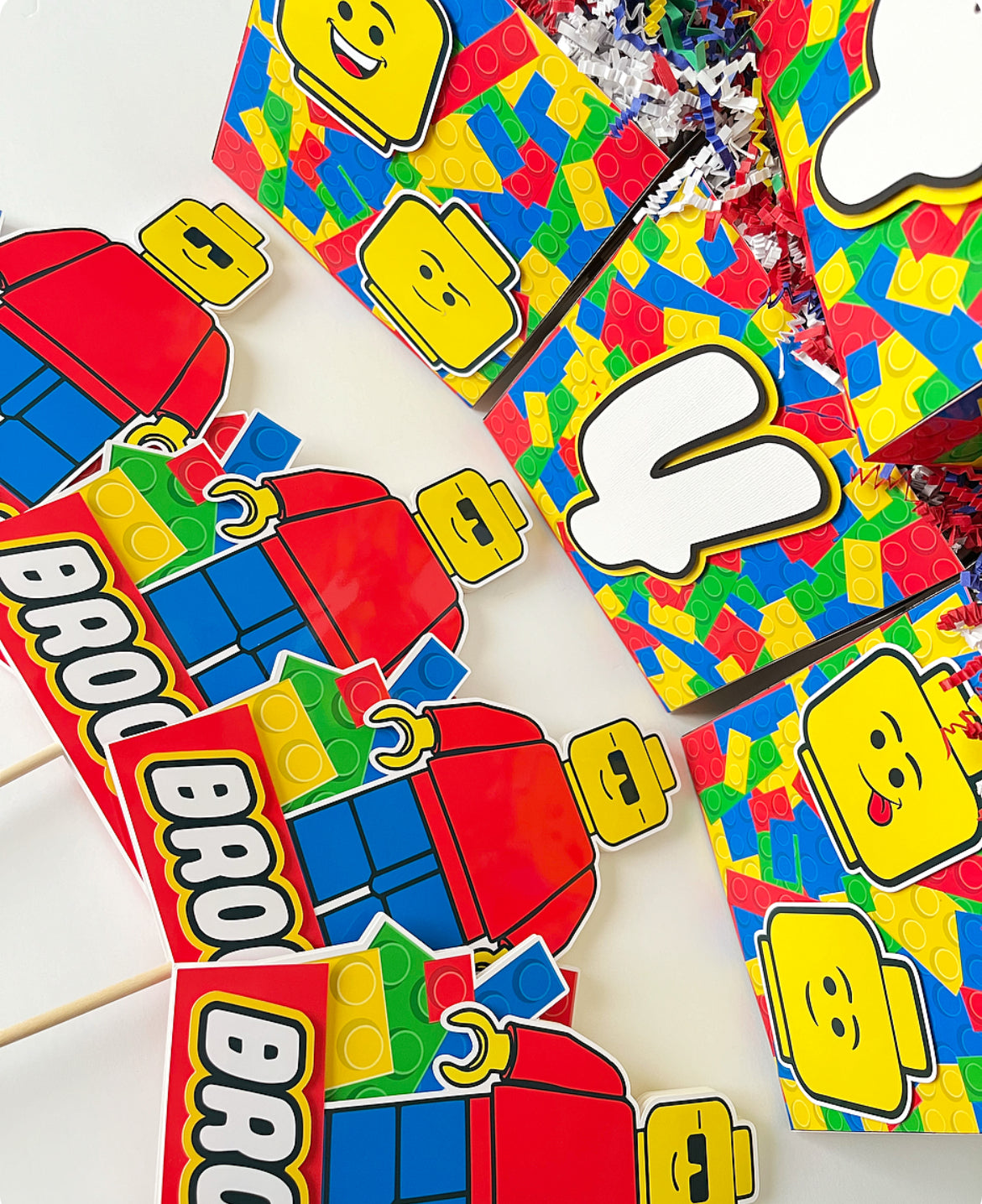 Lego themed Party Decorations