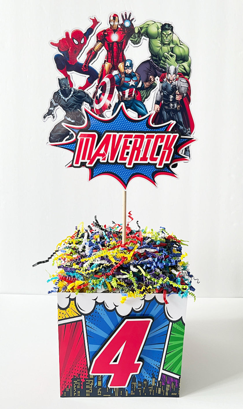 Marvel Superhero themed Party Decorations