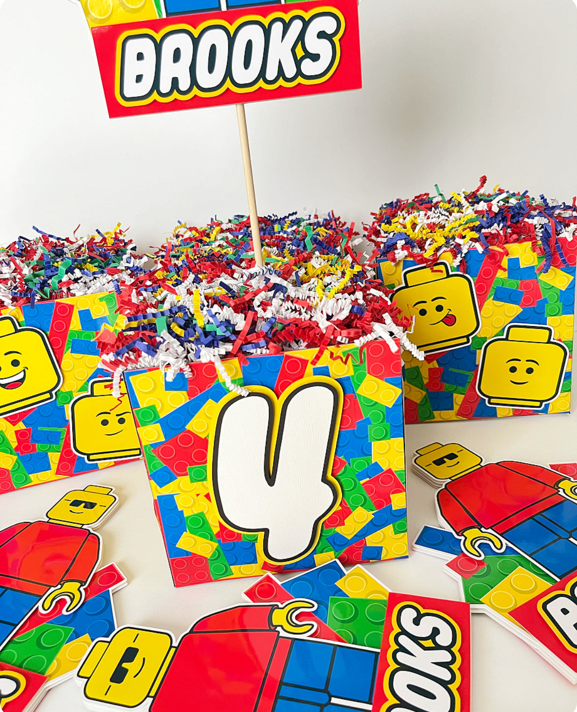 Lego themed Party Decorations