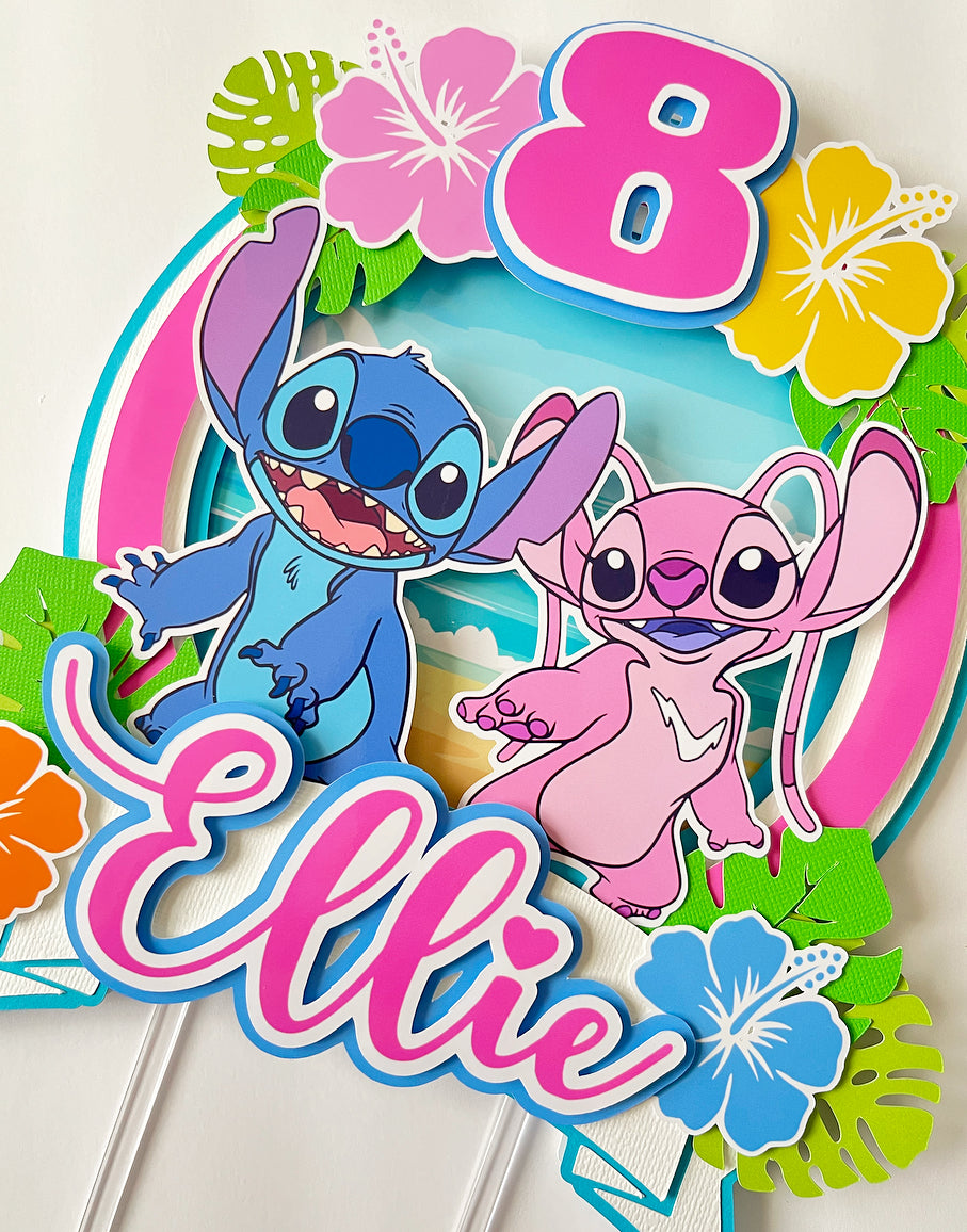 Stitch and Angel themed Party Decorations