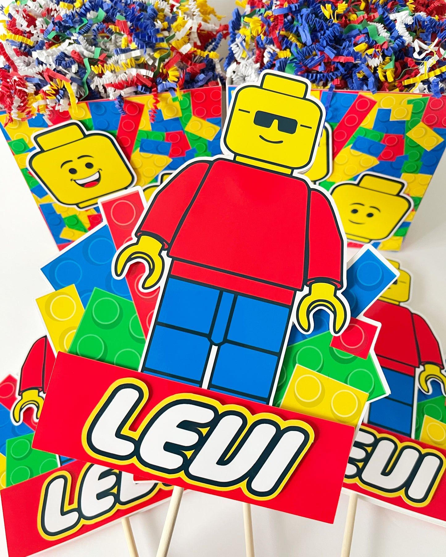 Lego themed Party Decorations