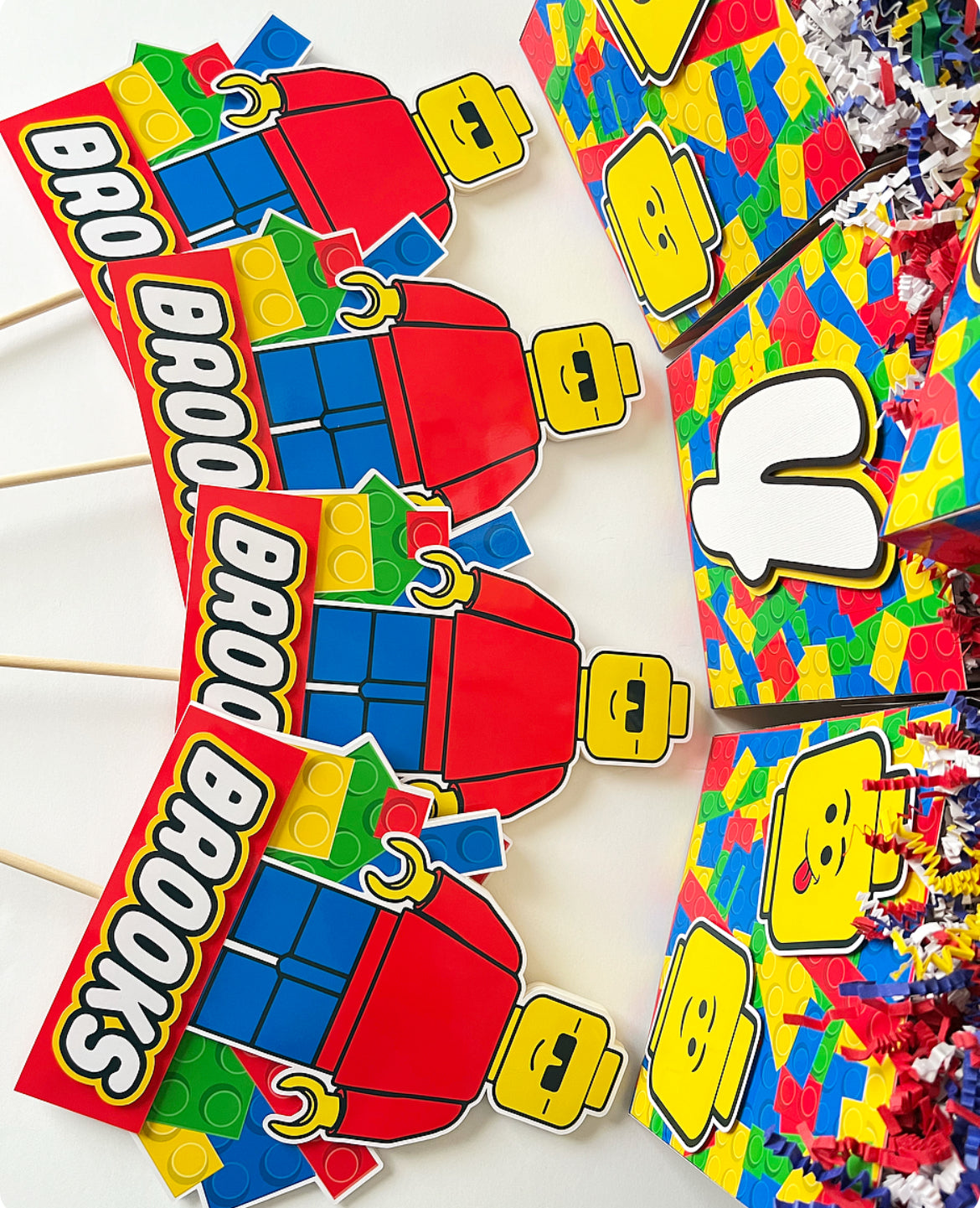 Lego themed Party Decorations