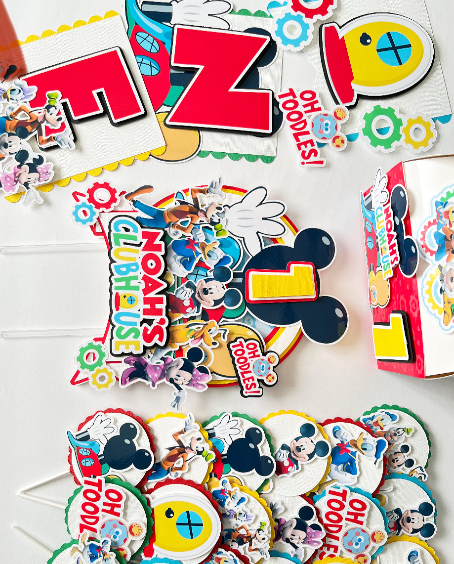 Mickey Mouse Clubhouse themed Party Decorations