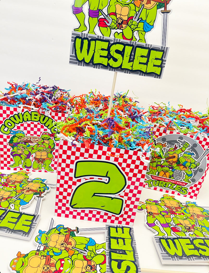Ninja Turtles themed Party Decorations