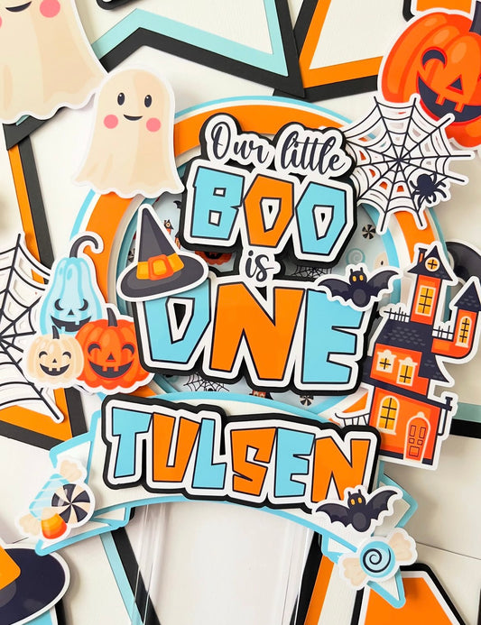 Our Little Boo is One themed Party Decorations
