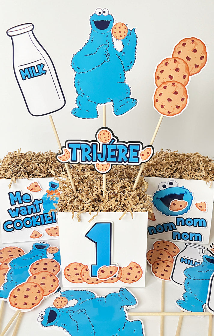 Cookie Monster Centerpieces – Dae2Dae Events