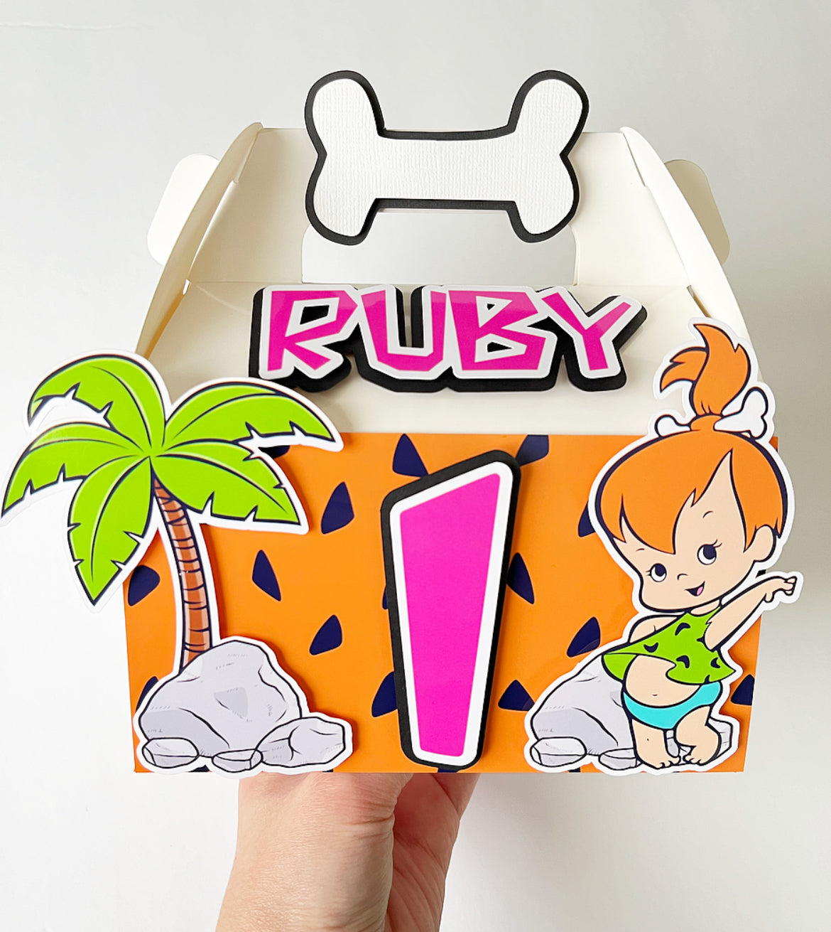 Pebbles themed Party Decorations