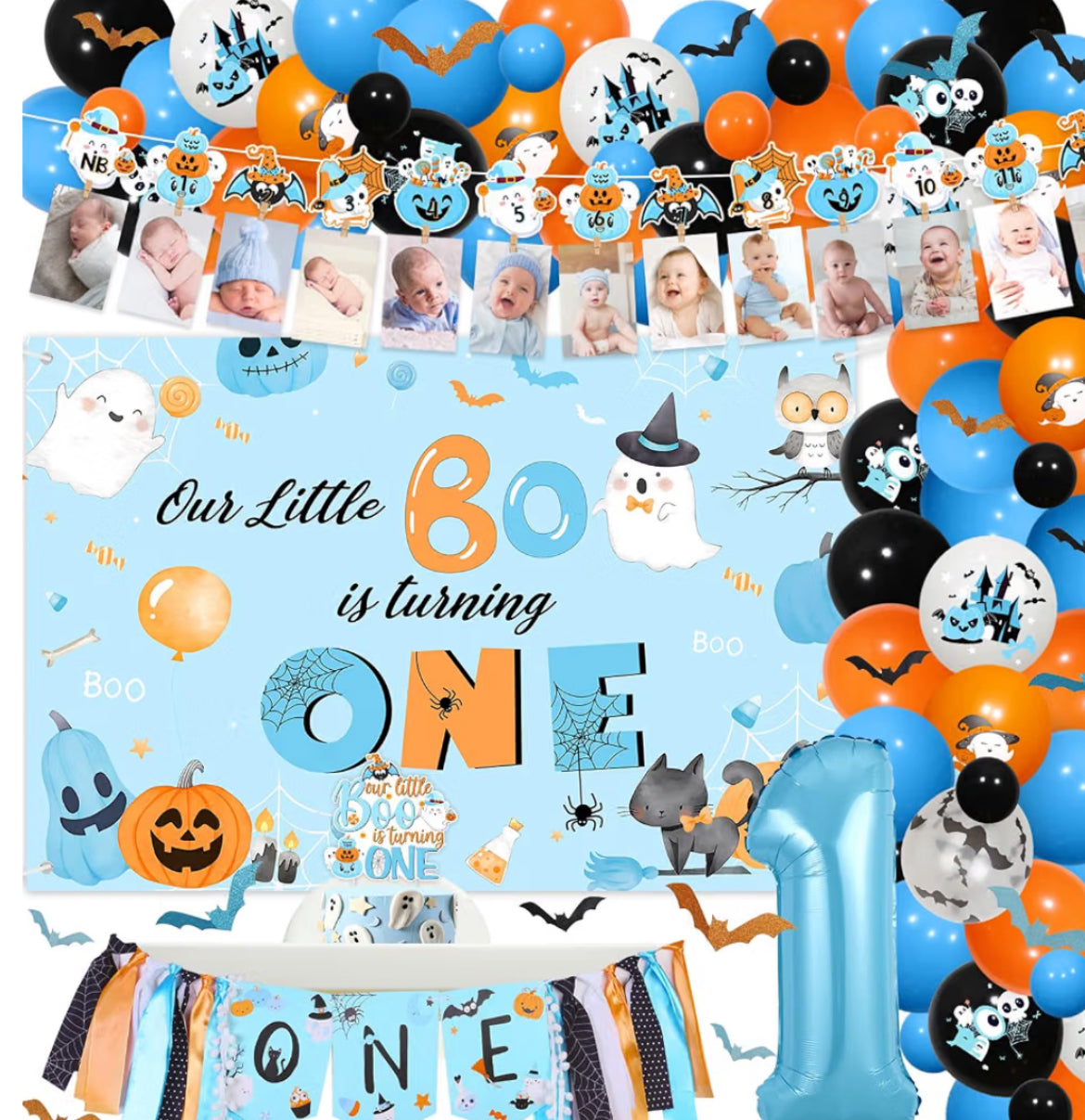 Custom Our Little Boo is One Theme - Deluxe Package and HC Banner