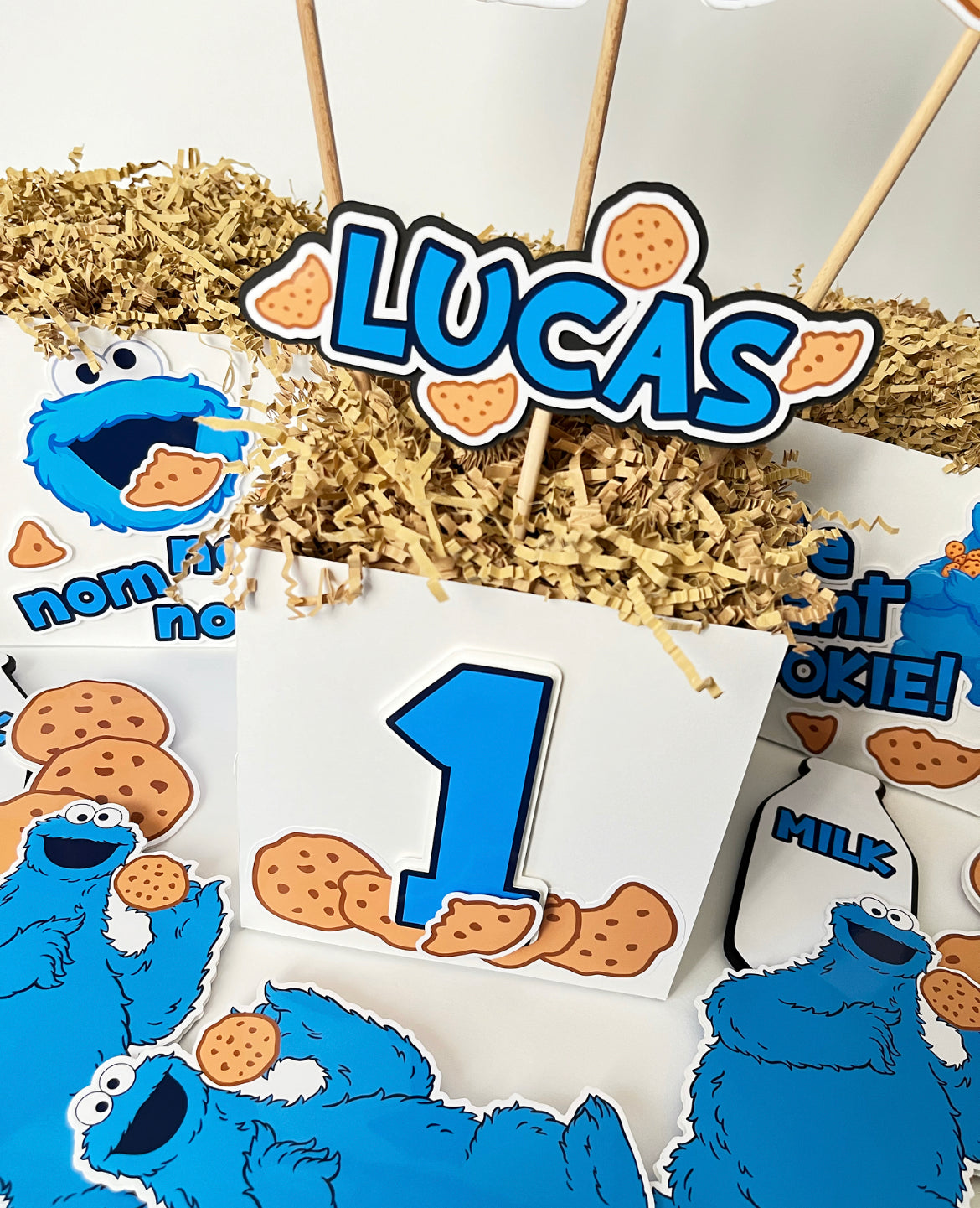 Cookie Monster Centerpieces Dae2Dae Events