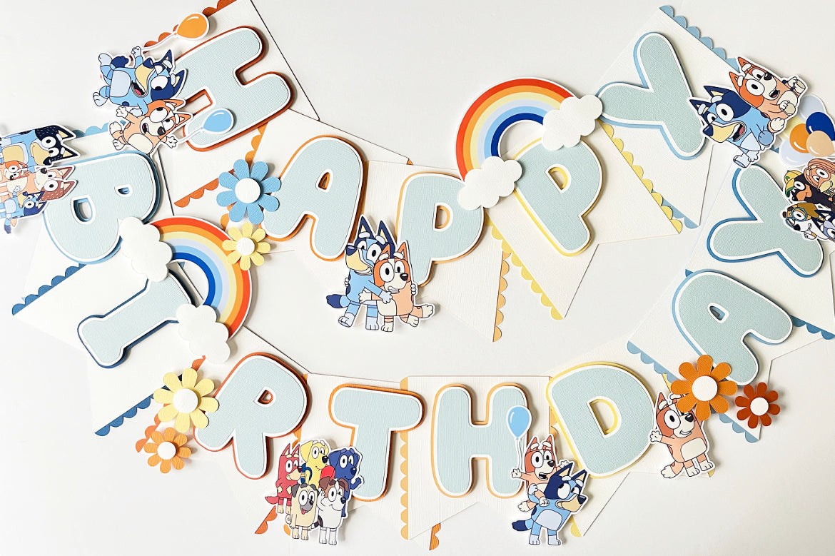 Bluey 3D Letters / Bluey Birthday Decorations / Bluey Party Decorations