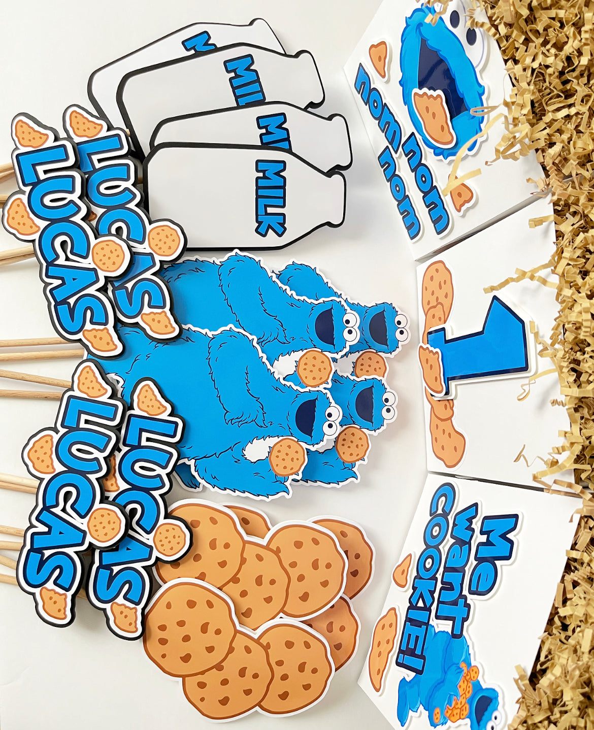 Cookie Monster Centerpieces Dae2Dae Events