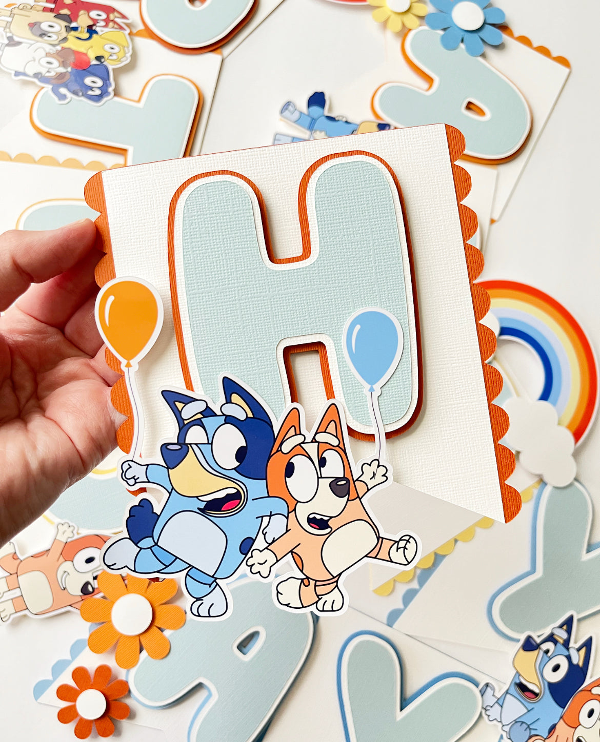 Make Your Own Bluey-Themed Party Bunting At Home