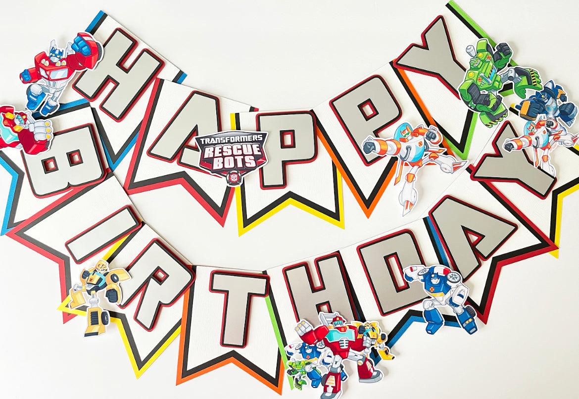 Transformers Rescue Bots themed Party Decorations