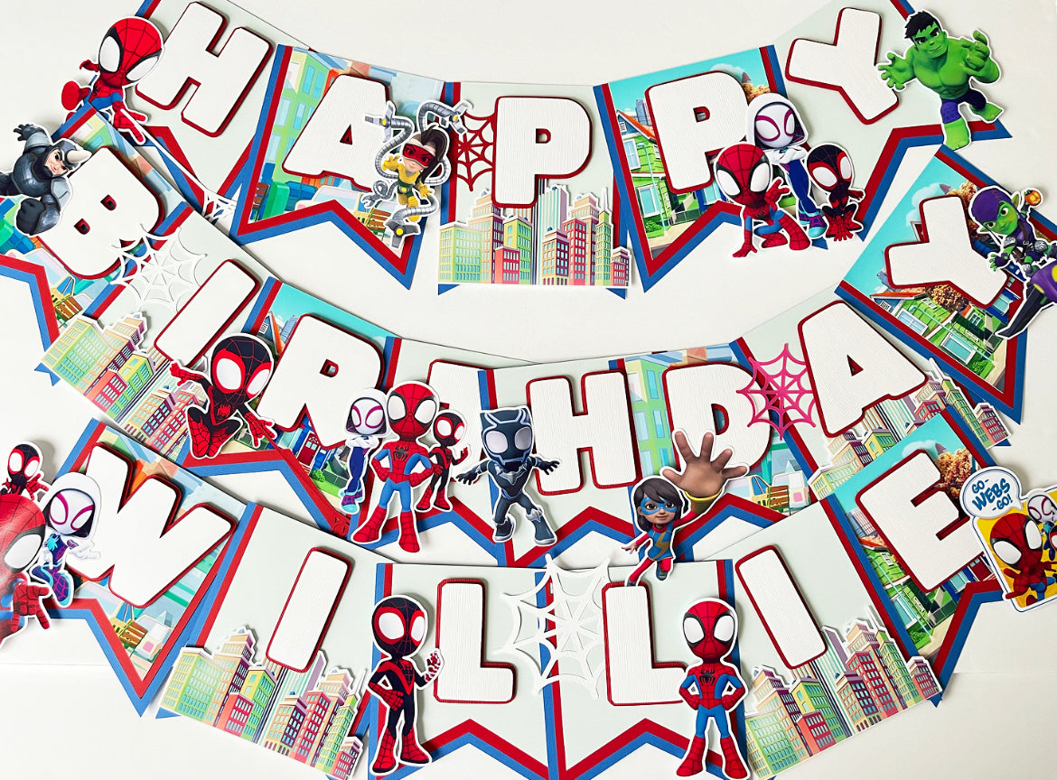 Spidey and his Amazing Friends Party Decorations