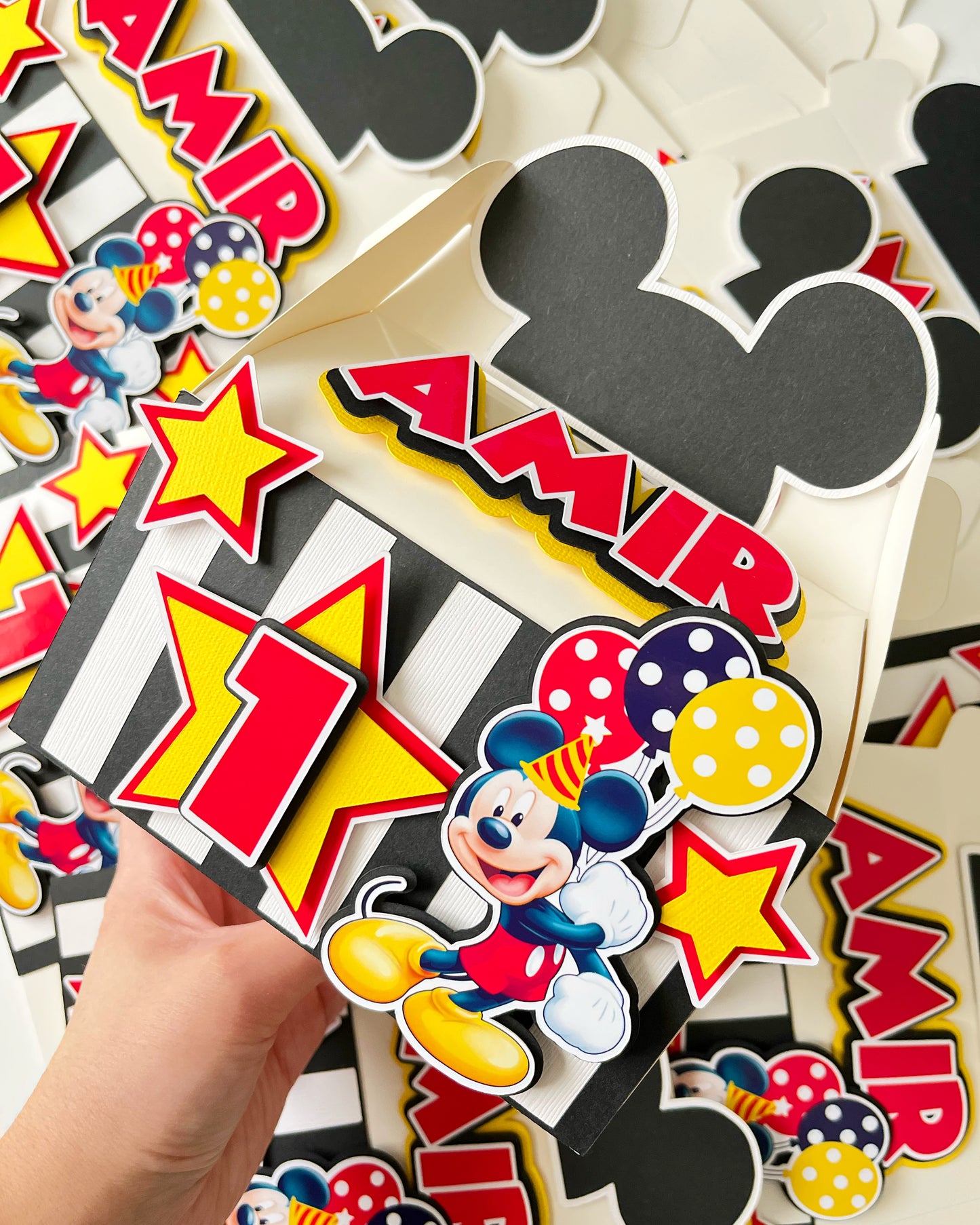 Mickey Mouse Gable Boxes