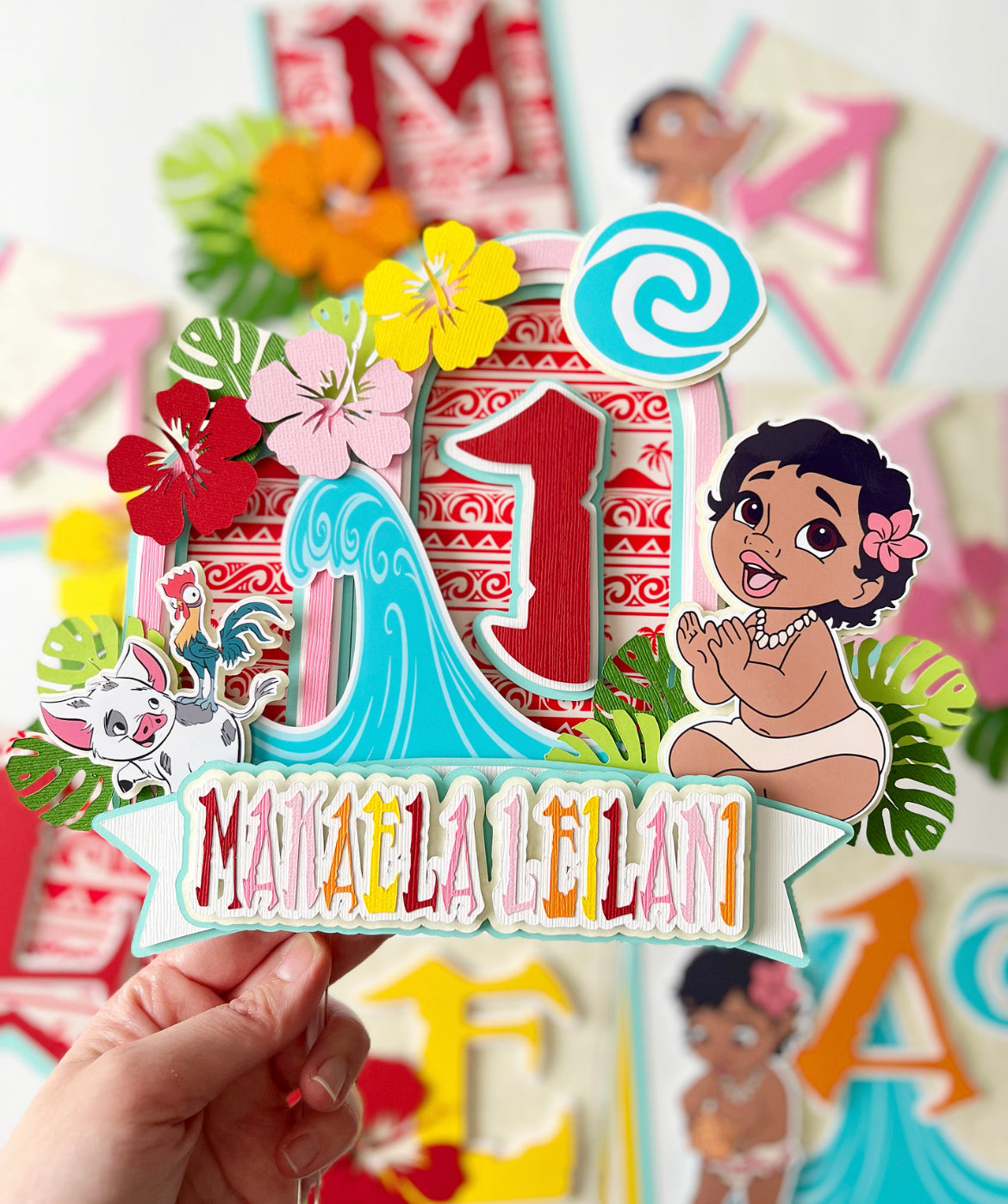 Baby Moana themed Party Decorations – Dae2Dae Events
