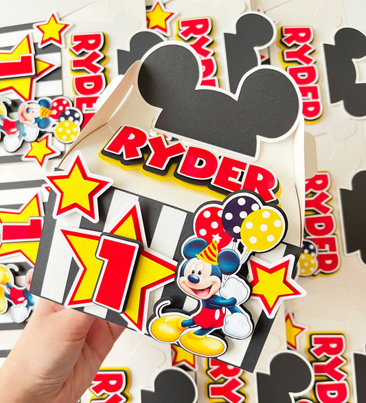 Mickey Mouse Gable Boxes