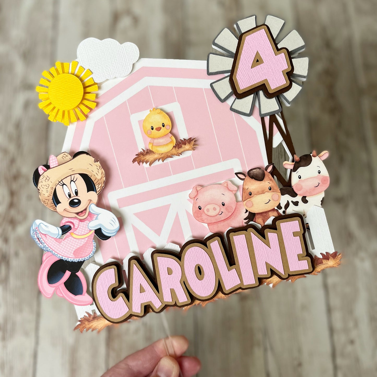 Minnie Mouse Farm themed Party Decorations